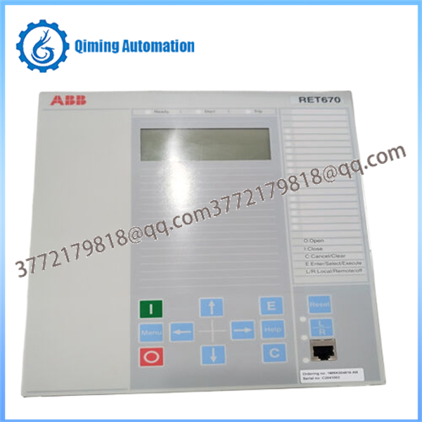 ABB RET670 Transformer Protection Relay